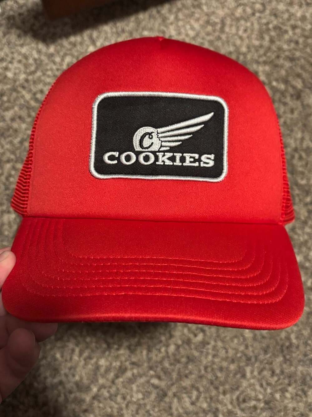 Cookies Baja Motocross Trucker Hat in Red